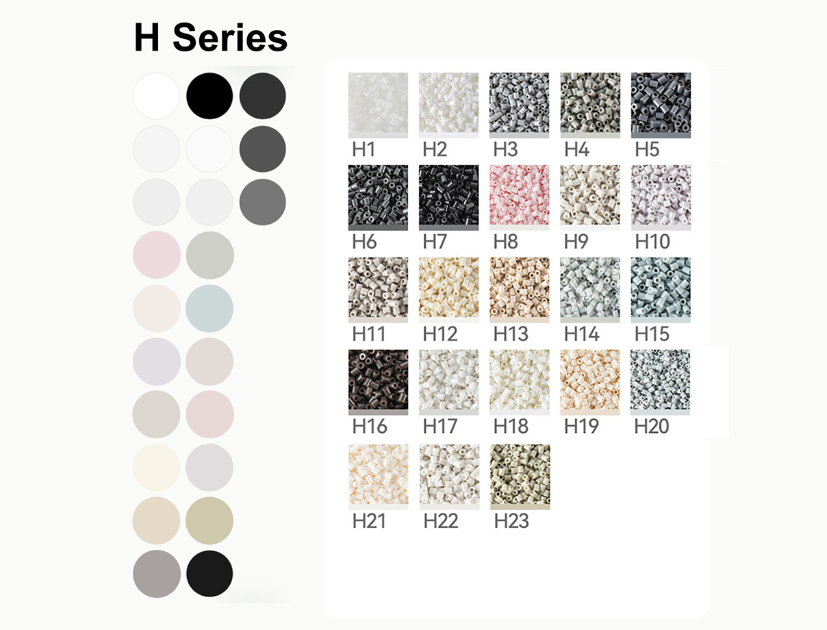 JoyBeans Craft H Series · 23 Colors color card