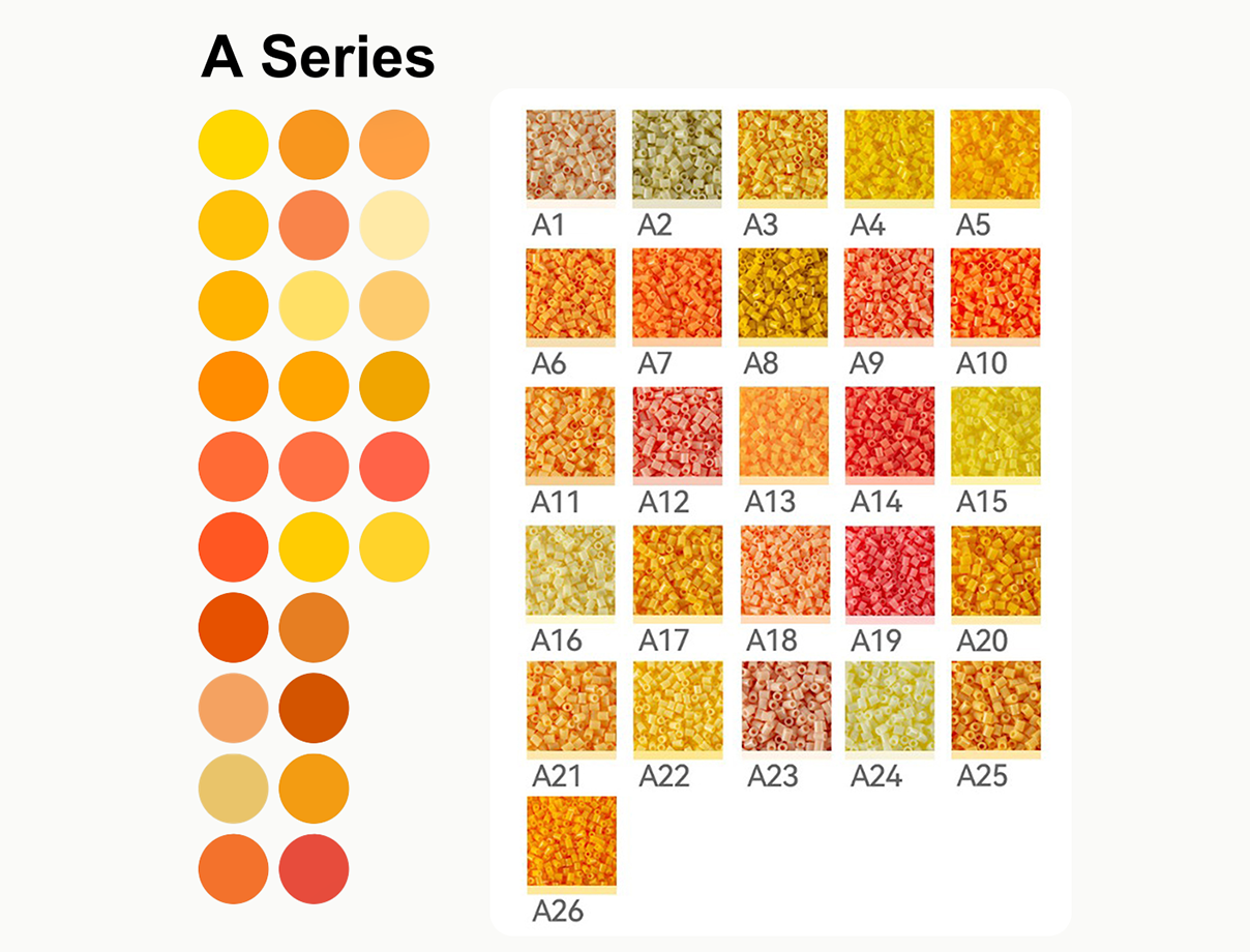 JoyBeans Craft A Series · 26 Colors color card