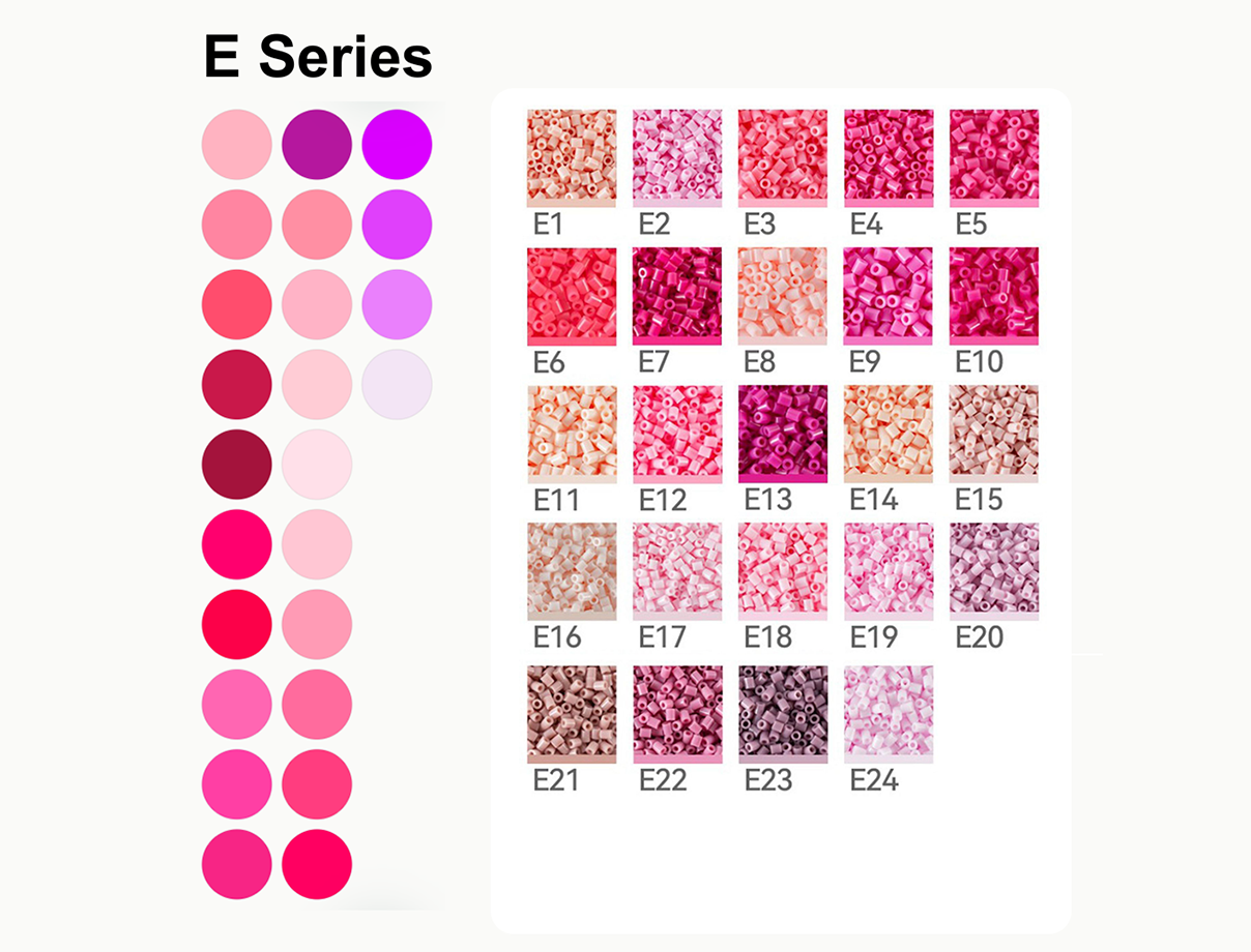 JoyBeans Craft E Series · 24 Colors color card