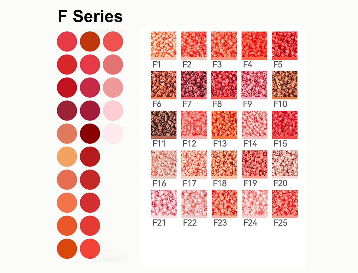 JoyBeans Craft F Series · 25 Colors color card